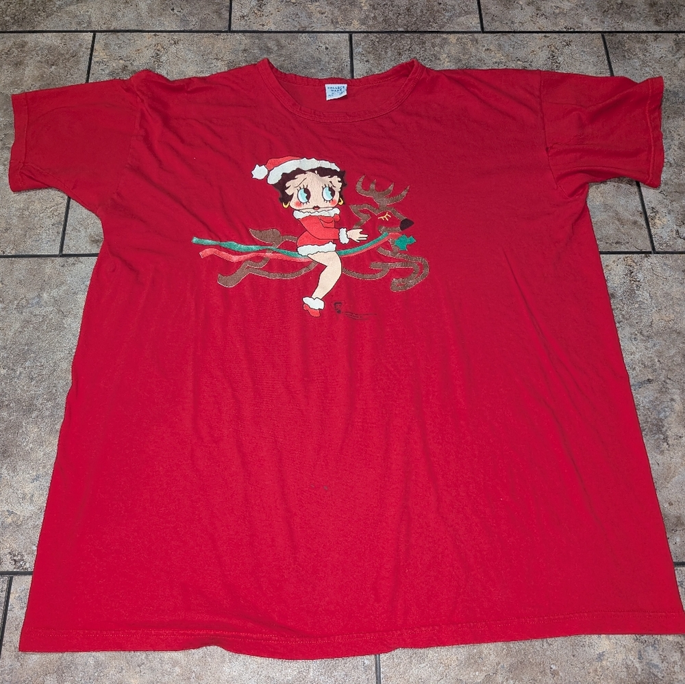 Betty Boop 1998 Vintage OSFA Ladies Oversized Tee